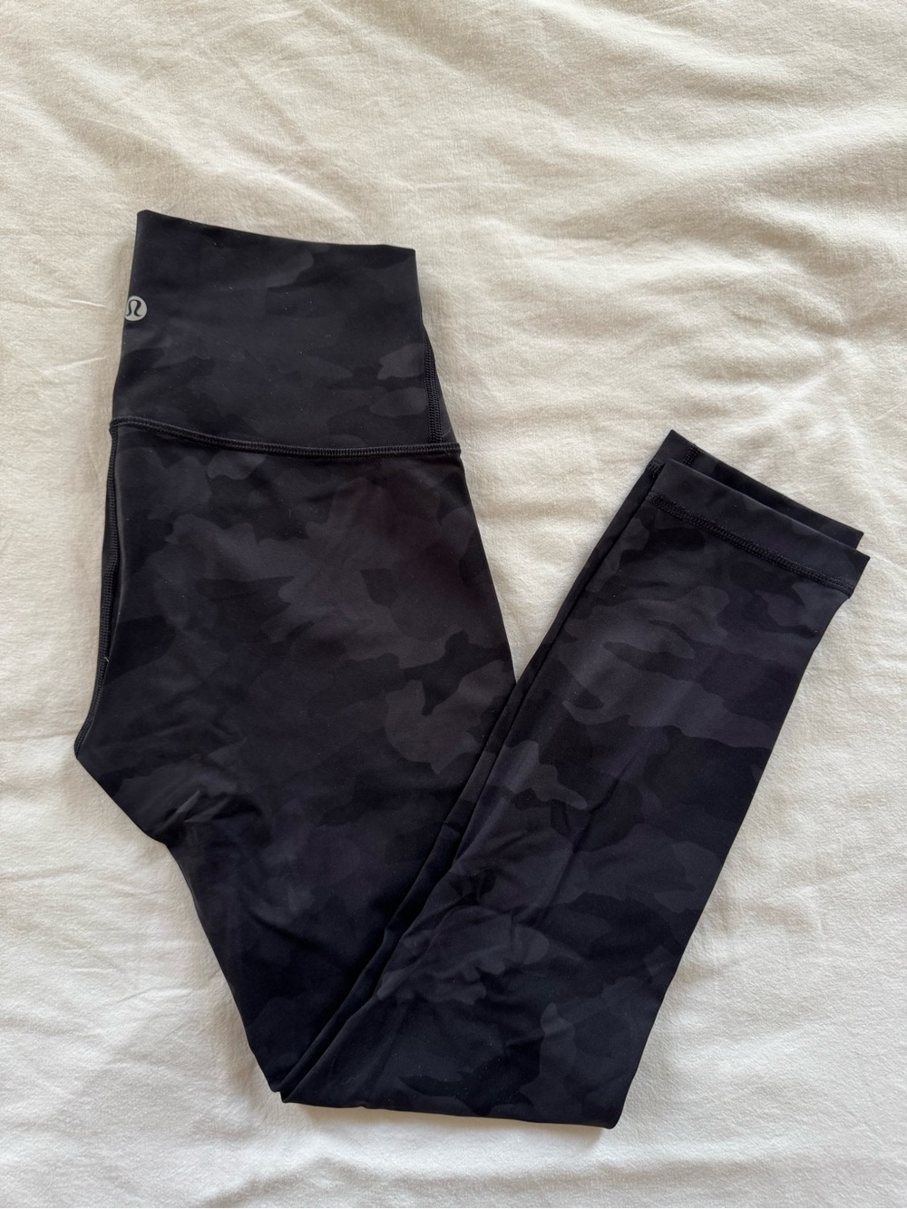 Lululemon Black Camo High-Rise Leggings
